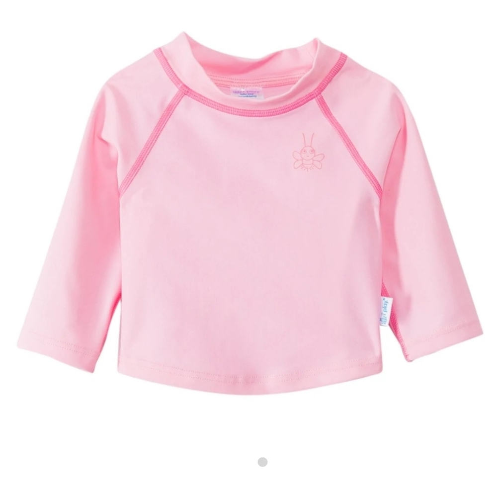 NWT iPlay Rash Guard UPF Swim Water Shirt Swimwear Long Sleeve Pink